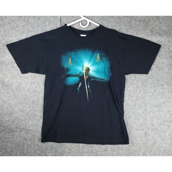 Bon Jovi Shirt Men's Large Graphic Tee Who Says You Can't Go Home 2005 2 Sided - Picture 1 of 7